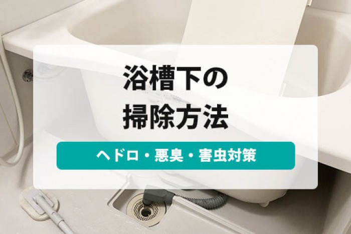 浴槽 下 掃除