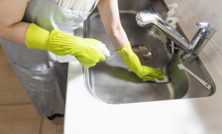 【月1回】集中掃除でシンクの臭いと水垢を徹底リセット