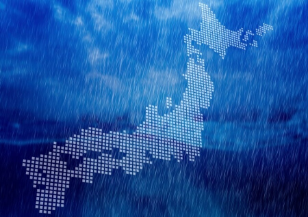 土嚢で台風や豪雨に備えて浸水対策が必要になっている