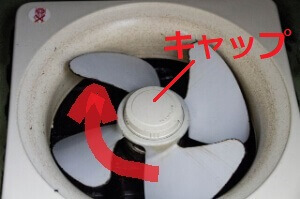 プロペラやイプのフィルターの外し方