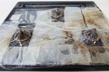 重曹＋クエン酸＋ラップ