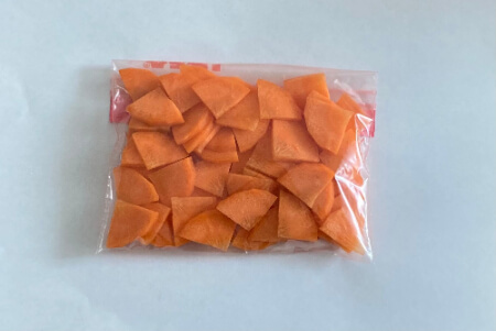 冷凍でにんじんを1ヶ月保存する方法