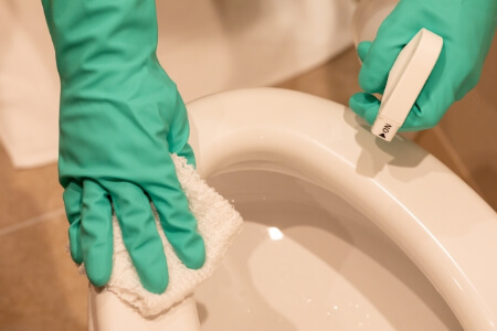 食器用洗剤でトイレ掃除する方法