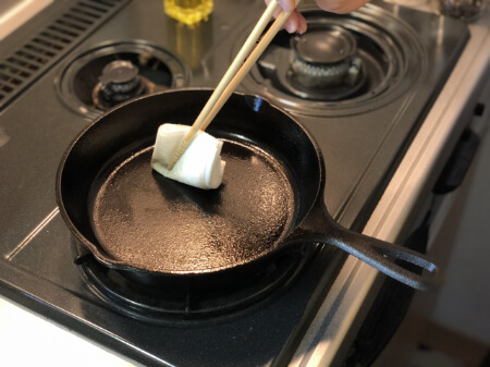 スキレットのサビを落とす方法