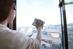 網戸掃除
