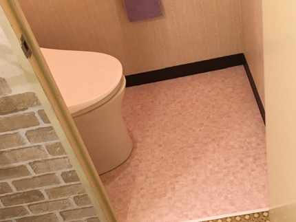 フローリングの張替え（ビニールクッションフロア）のサービス写真