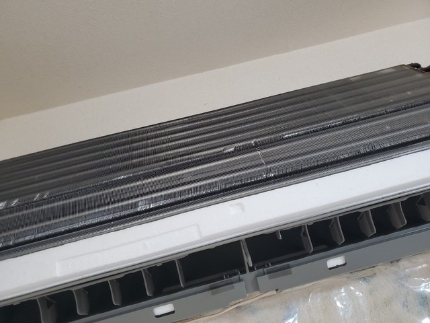 エアコンの分解洗浄！中はカビと埃でいっぱいです！今なら抗菌スプレーをサービス中！のサービス写真3