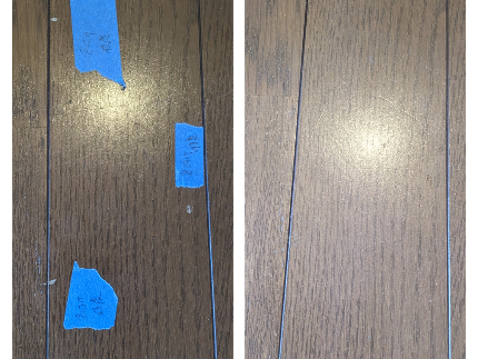 ◉補修専門店、フローリングの穴や凹み、キズ等お気軽にご相談下さい！のサービス写真4