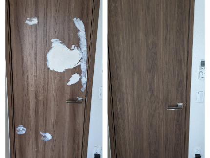 ◉補修専門店、フローリングの穴や凹み、キズ等お気軽にご相談下さい！のサービス写真5