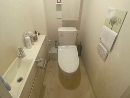 ウォシュレット（温水洗浄便座）取り付けのサービス写真