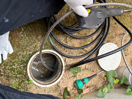 排水管洗浄（一戸建て住宅）のサービス写真