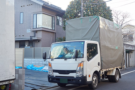 京都府の1トントラックの不用品回収