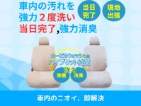 嘔吐対応や消臭お任せください☆当日洗浄☆当日乾燥☆年間施工台数300台以上！のサービスサムネイル写真1
